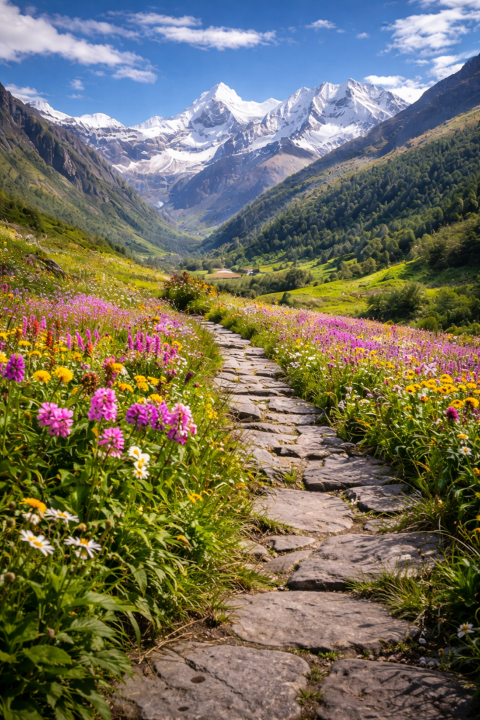 valley of flowers trek, uttarakhand