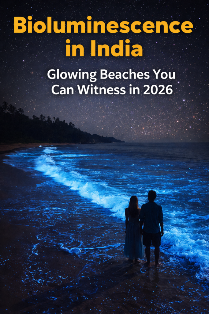 Bioluminescence in India Glowing Beaches