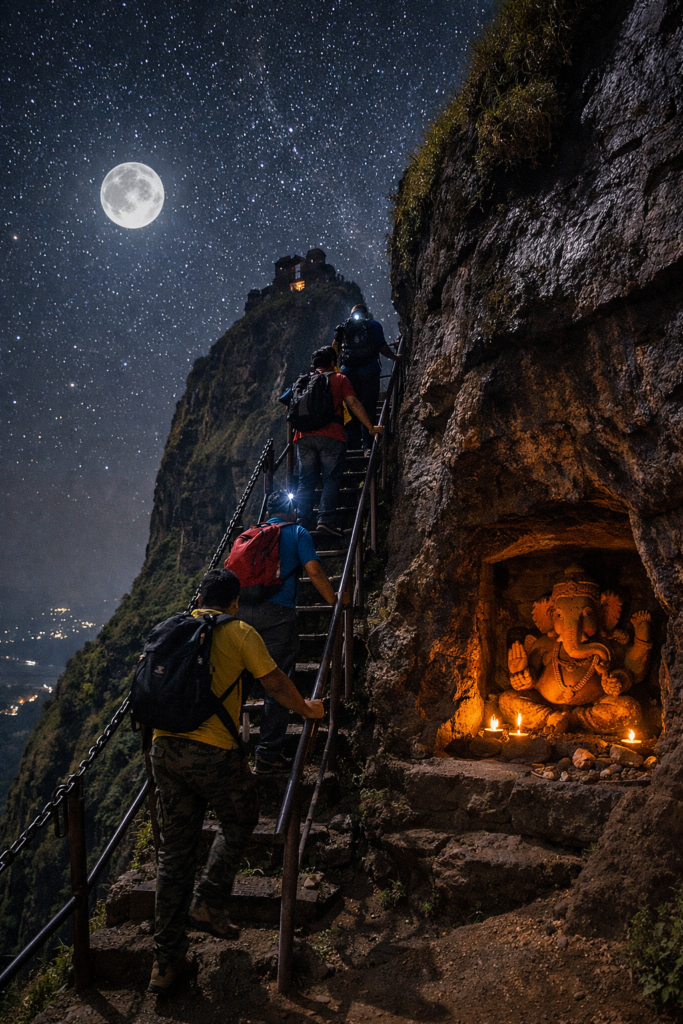 Peb Fort Night treks near Mumbai