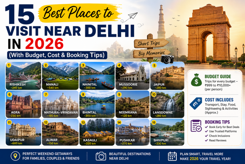 est places to visit near Delhi